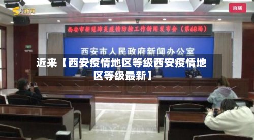 近来【西安疫情地区等级西安疫情地区等级最新】