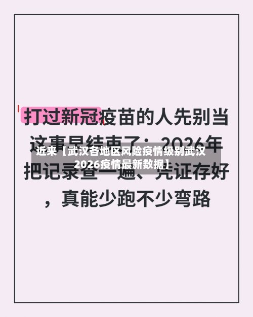 近来【武汉各地区风险疫情级别武汉2026疫情最新数据】