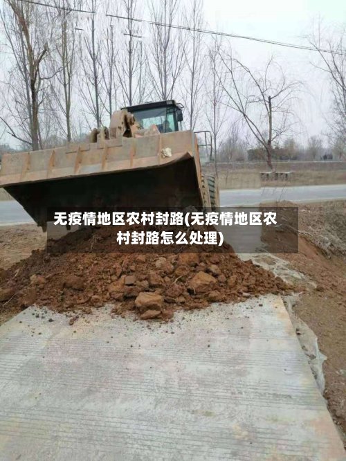 无疫情地区农村封路(无疫情地区农村封路怎么处理)-第2张图片