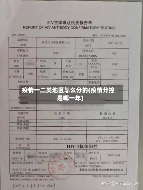 疫情一二类地区怎么分的(疫情分控是哪一年)-第2张图片