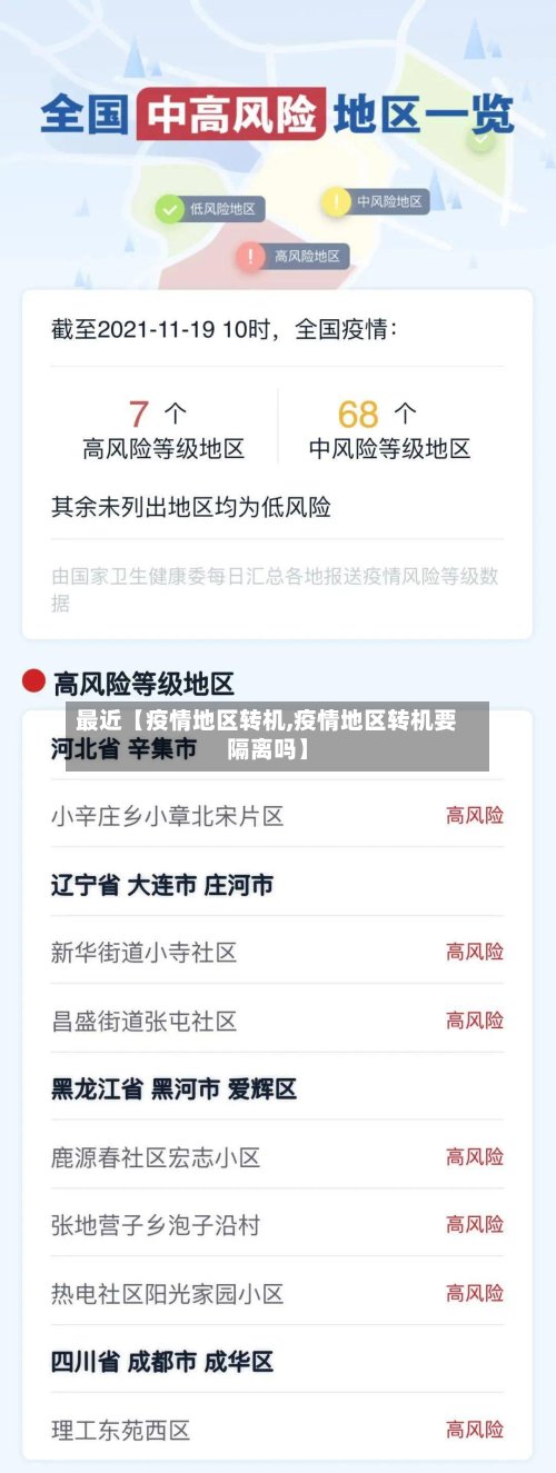 最近【疫情地区转机,疫情地区转机要隔离吗】-第2张图片